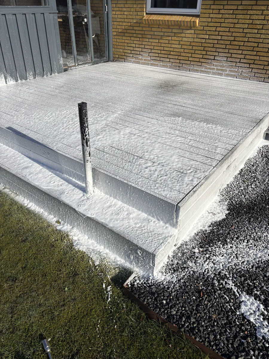 Terrasse — efter rens