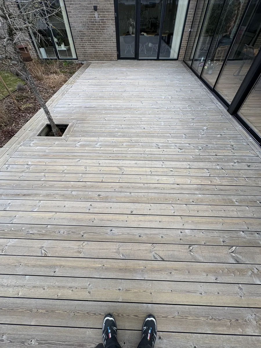 Træterrasse — resultat